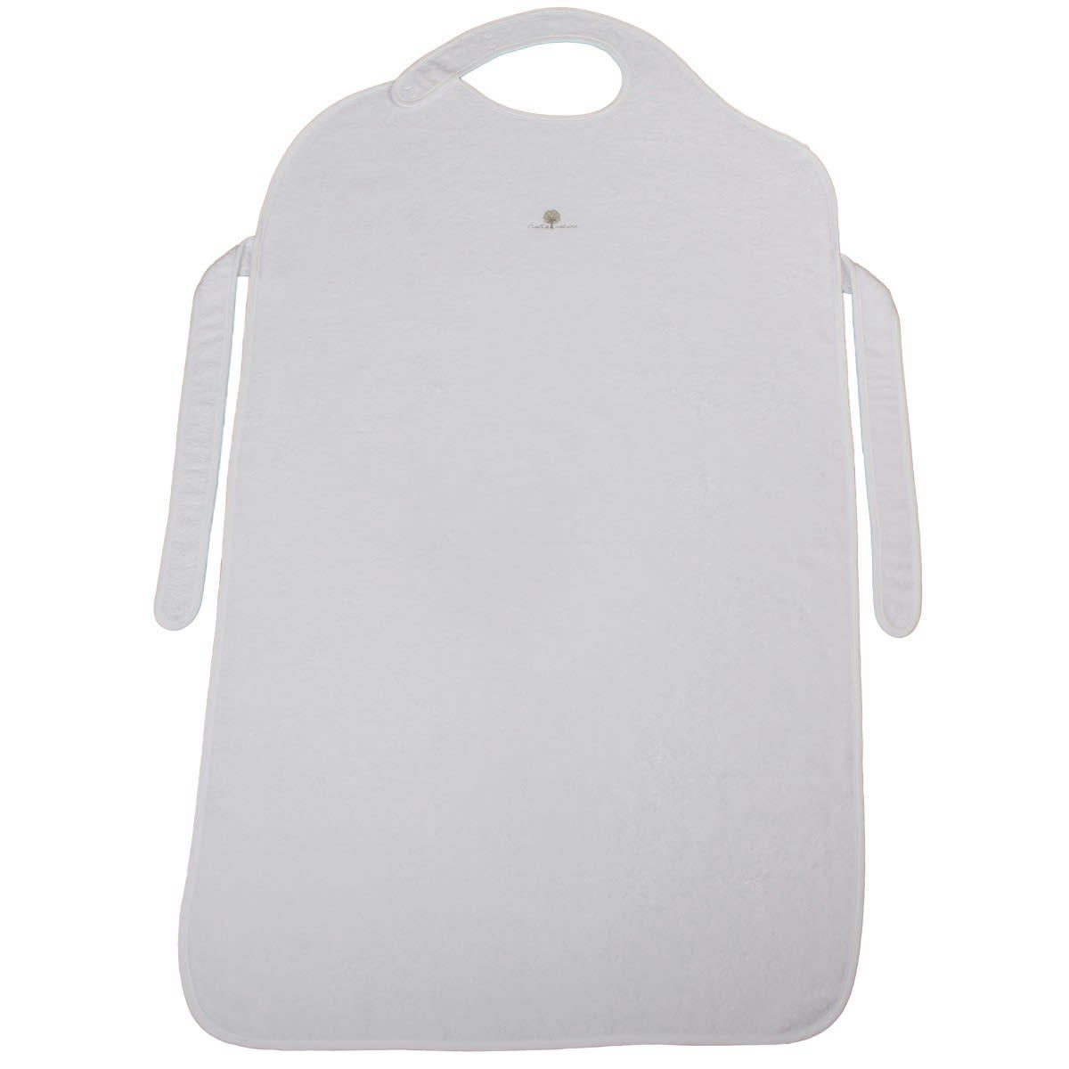 GAMME BIO UNIS - Tablier de bain éponge 70x100 cm Coton bio Blanc