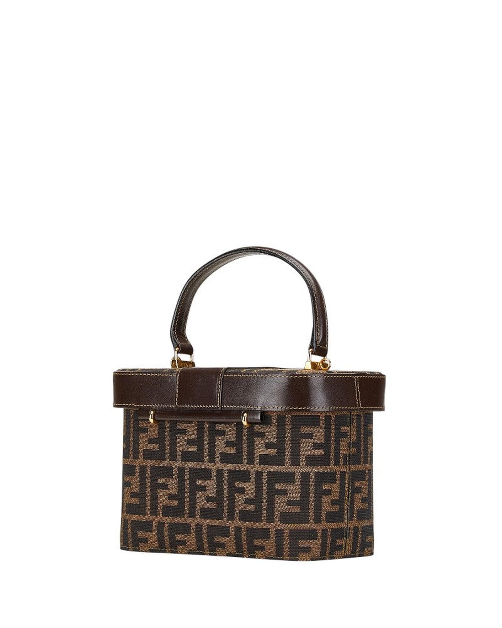 Fendi Preloved Vintage Selleria Trunk Bag Wo - Brown | Brown Shoulder