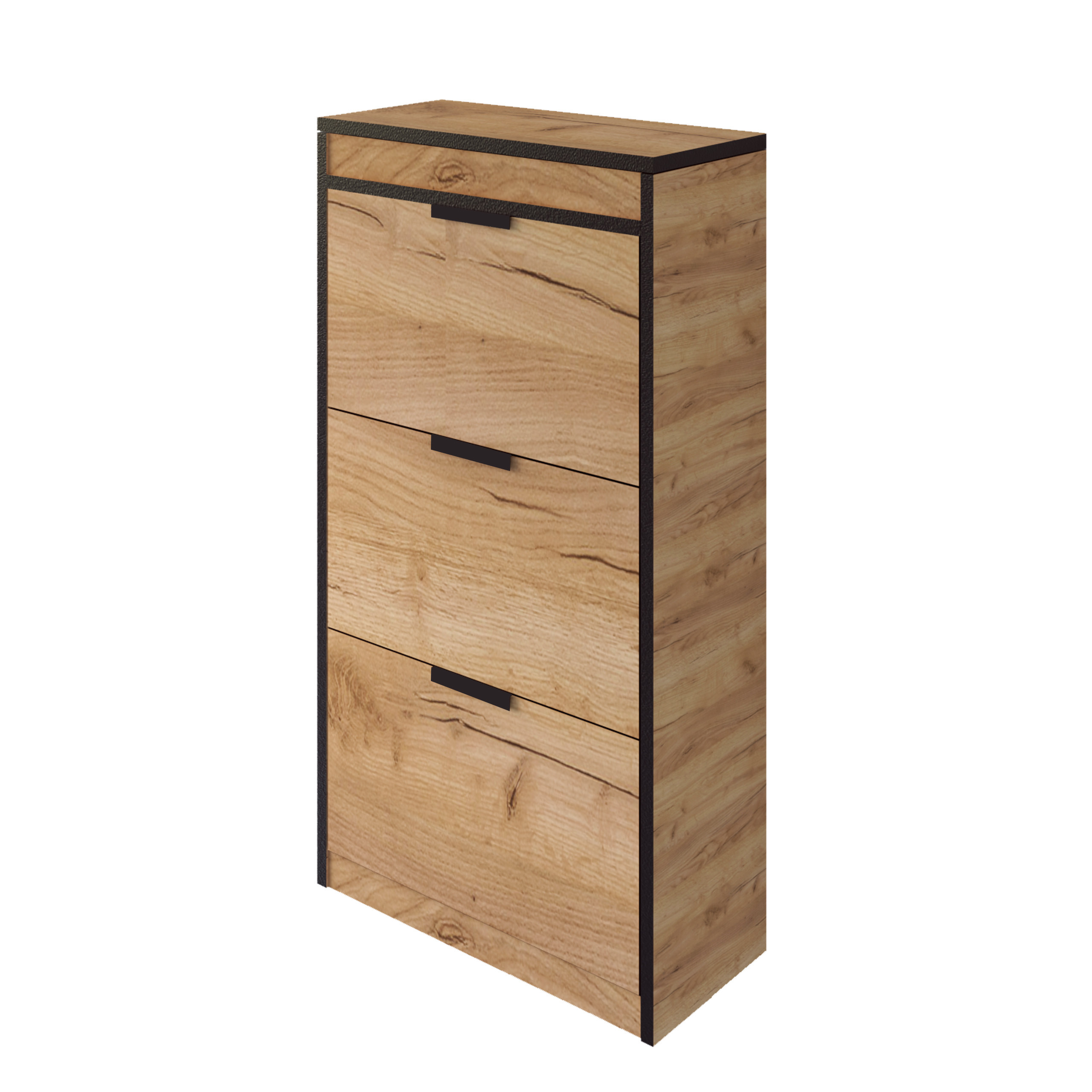 Szafka Alaska 13C Dąb Craft Złoty/K 65X27X116 Cm - Dąb Craft Złoty