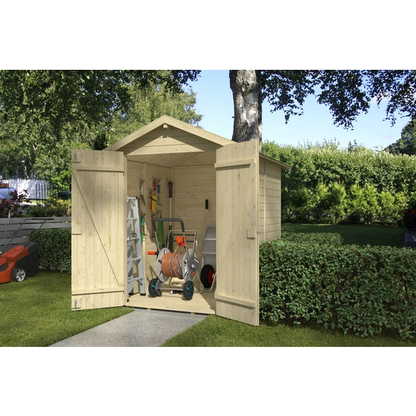 Gartenhaus »Kent«, BxHxT: 193, 4 x 213, 18 x 175, 5 cm (Außenmaß inkl. Dachüberstand)
