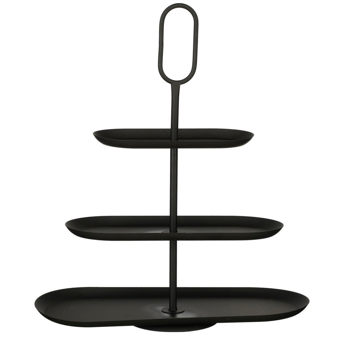 Mica Decorations Rama Etagere 3 Laags - Taarplateau - Serveertoren - 48 x 20 x 55 cm - Cake Stand - Serveerplateau - Metaal - Etagere Goud