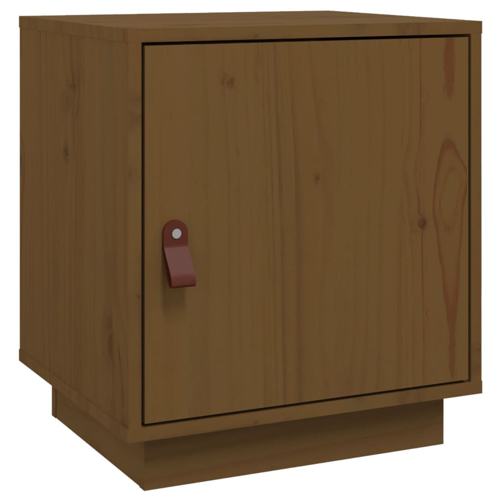 Szafka Nocna Stolik Komoda z Drzwiami Do Sypialni 40x34x45 cm