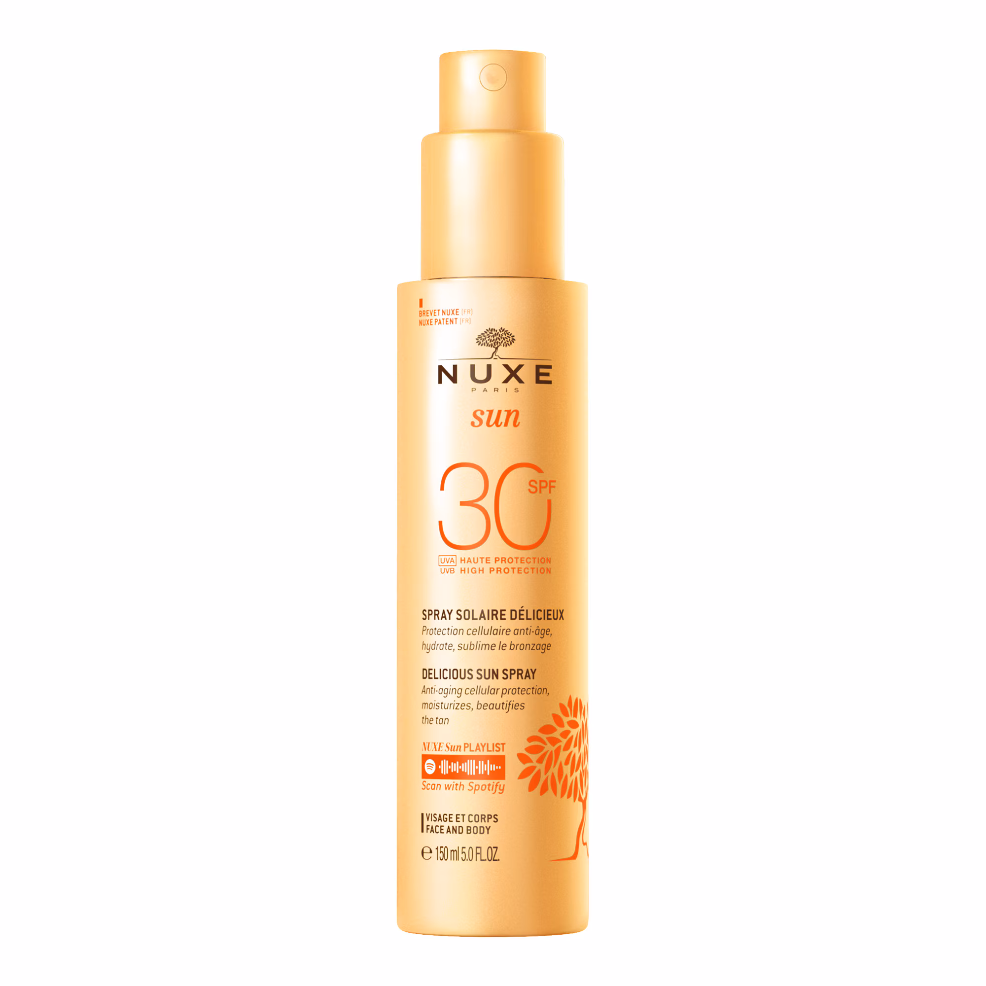 NUXE SUNSpray fondant visage & corps haute protection spf30