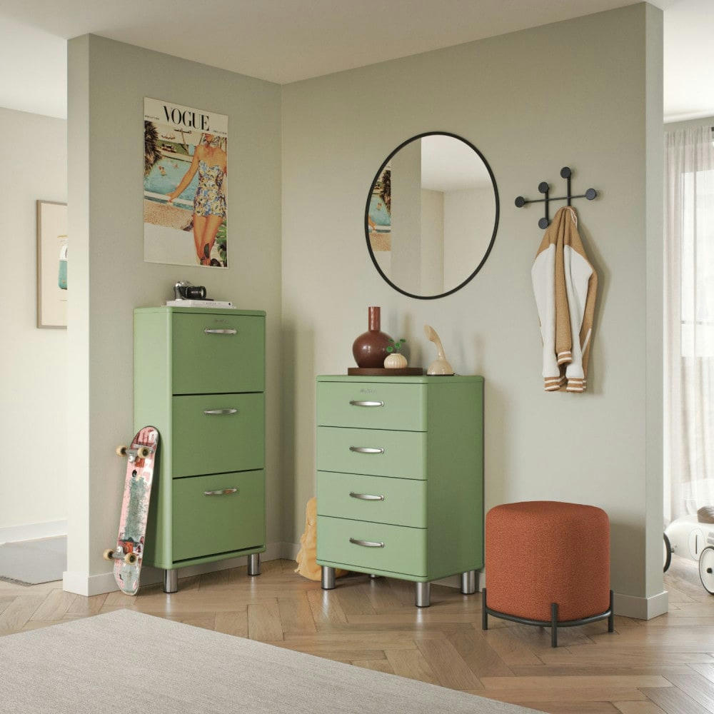 MALIBU - Meuble à chaussures L58cm vert