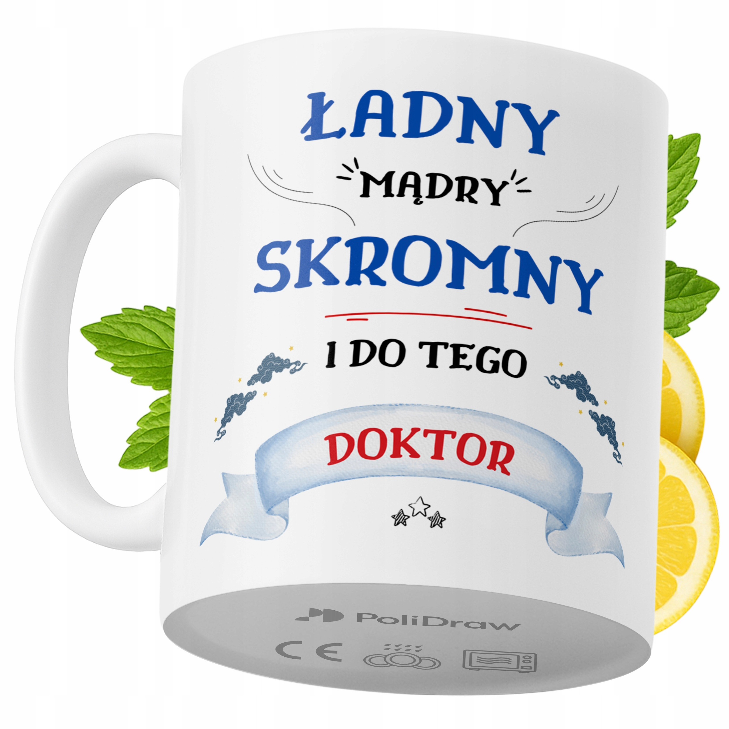 Kubek Dla Doktora na Prezent z Nadrukiem ze Zdjęciem 330 ml PoliDraw