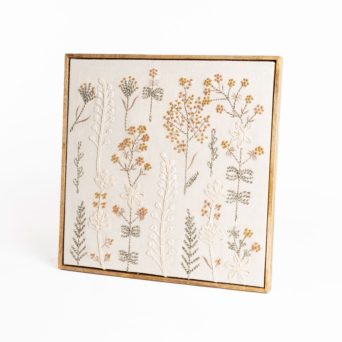 Quadro decorativo com flores 50x50cm