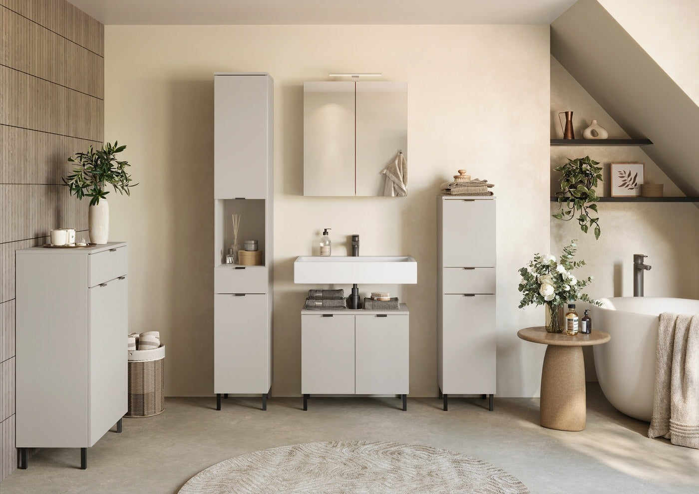 Germania Arcena 60 cm Wastafelonderkast Cashmere