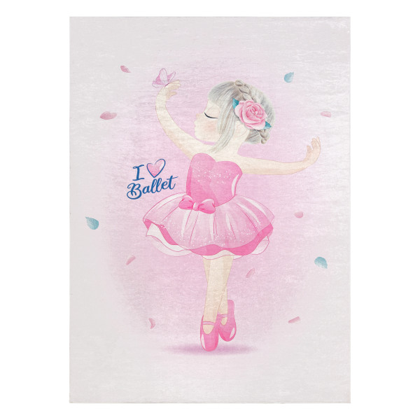 Dywan do prania BAMBINO 42830 Balerina dla dzieci, 80x150 cm