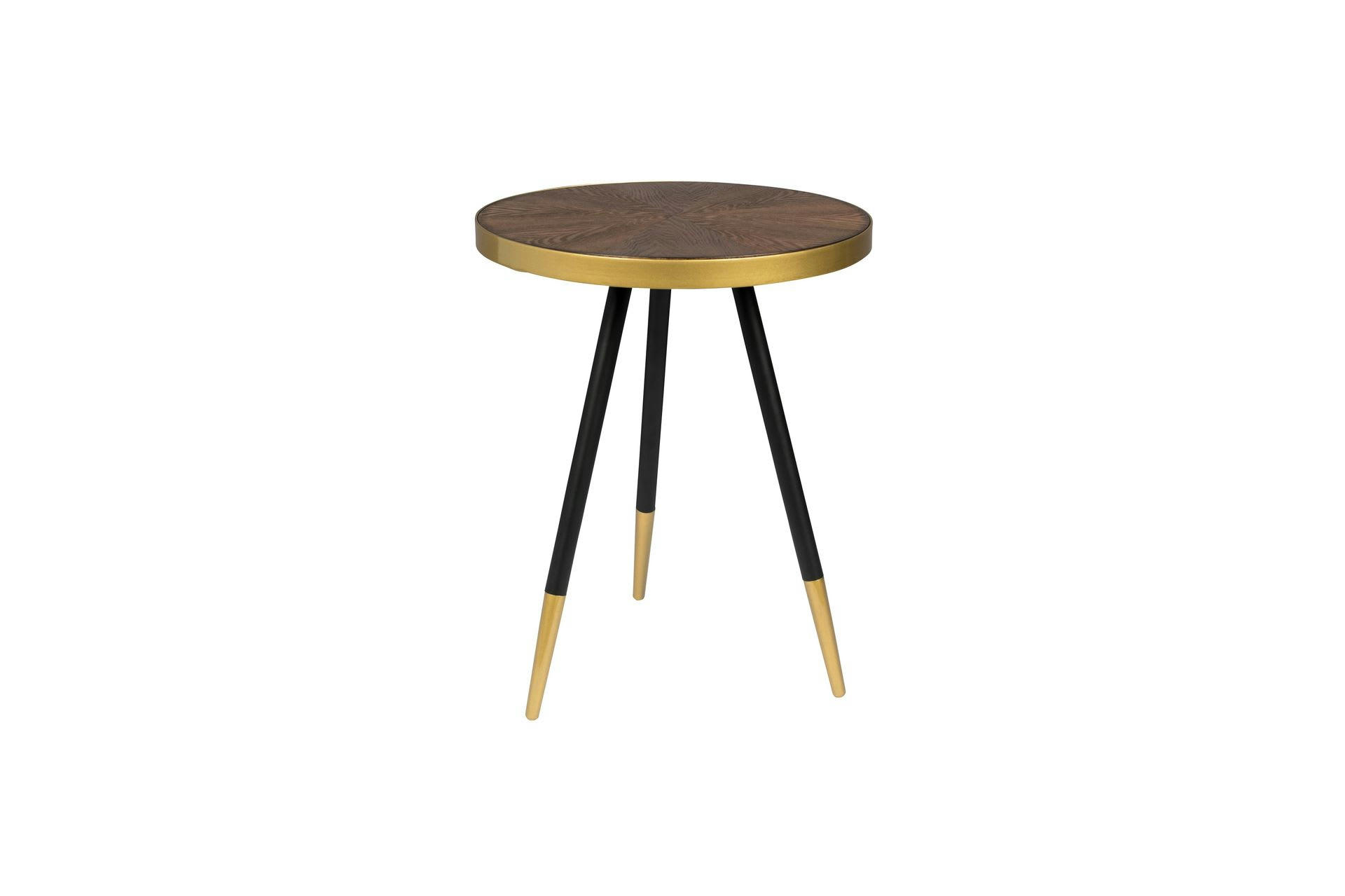 DENISE - Table d'appoint en bois marron