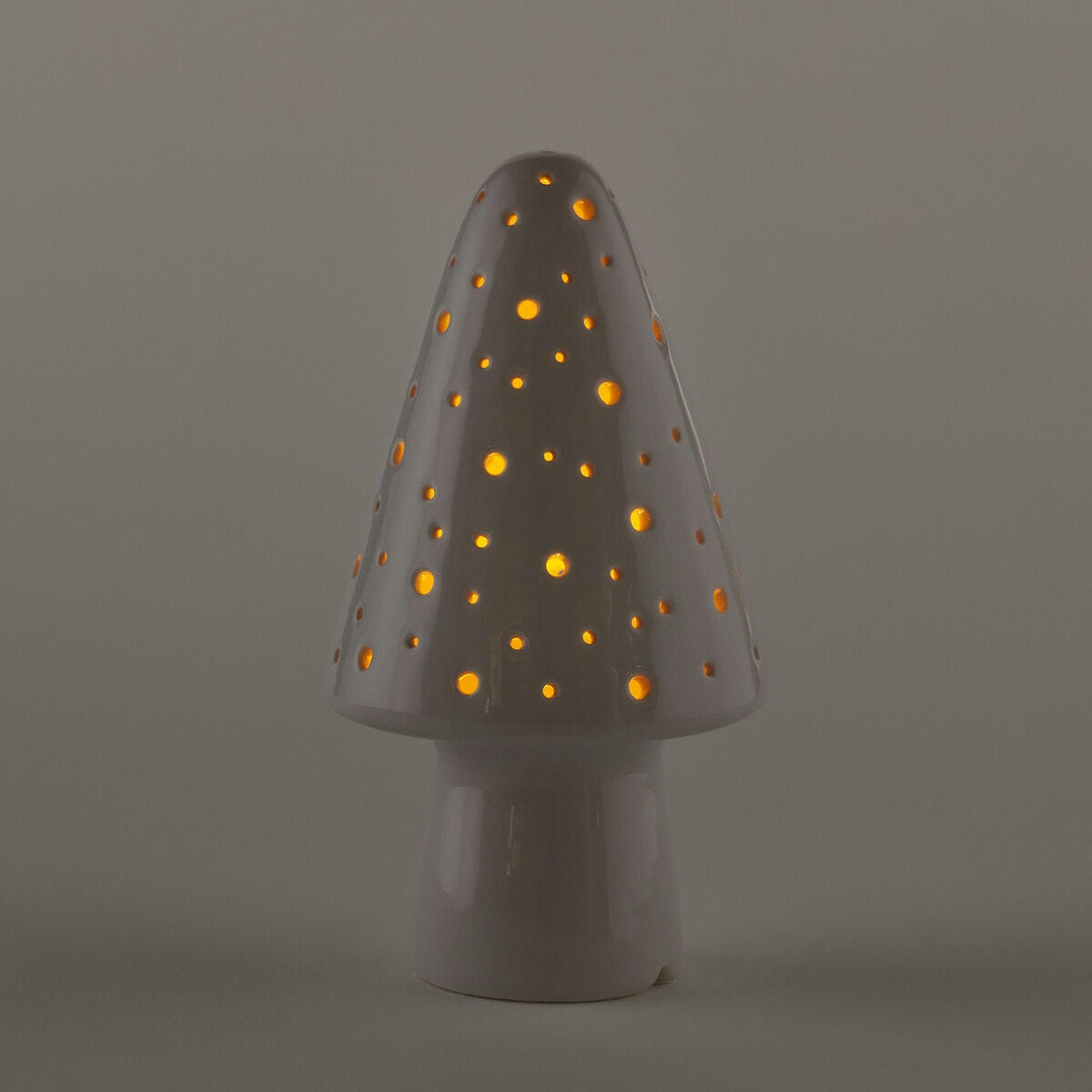Champignon lumineux en porcelaine, Caspar
