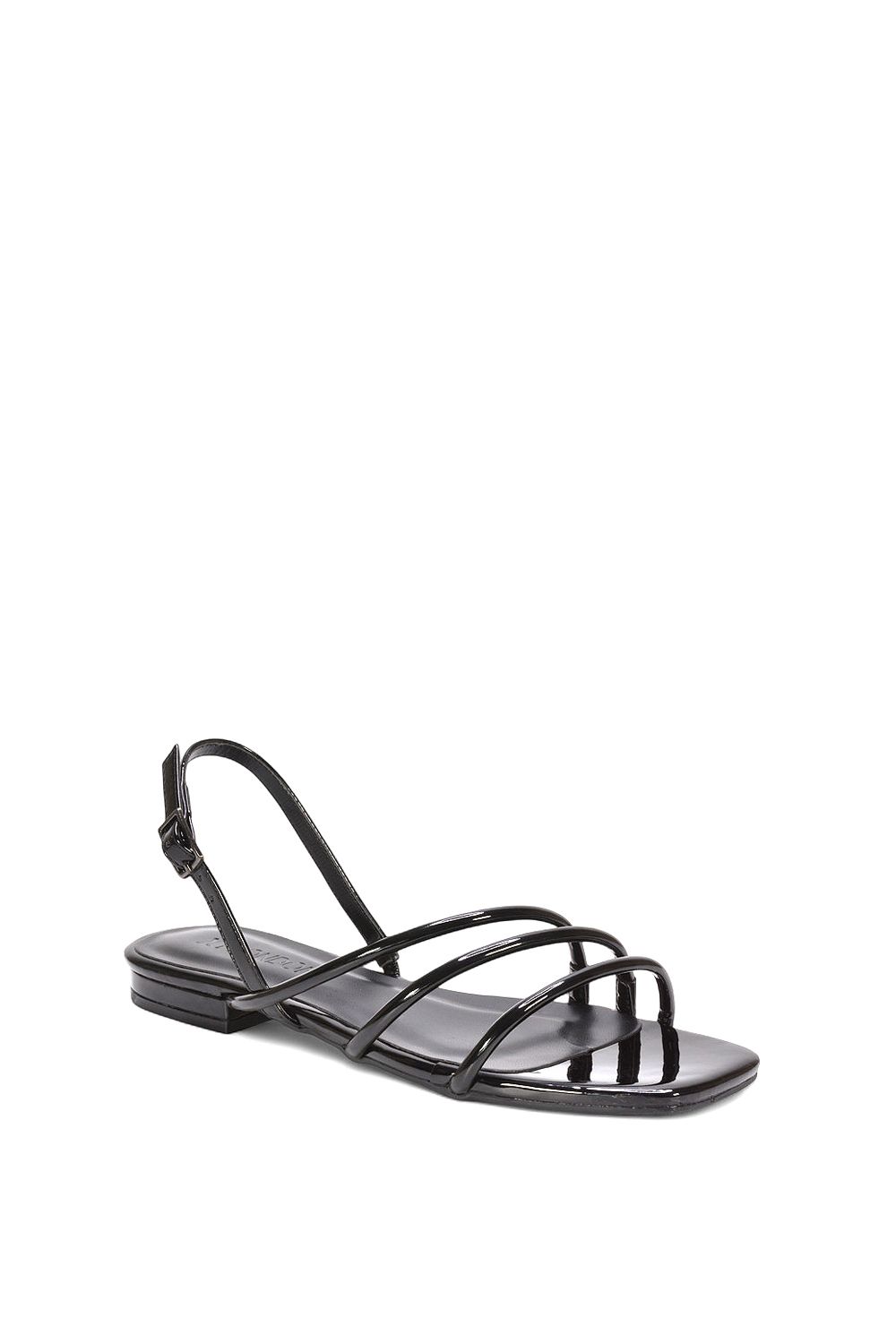 XY London Mary' Flat Slingback Sandals With Square Toe