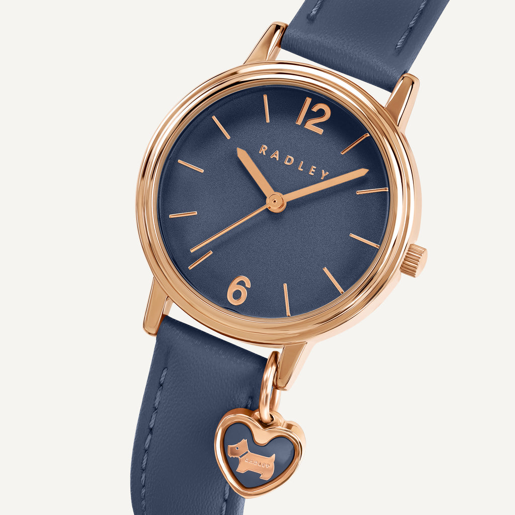 Maldon Mews - 26Mm Leather Strap Watch With Charm
