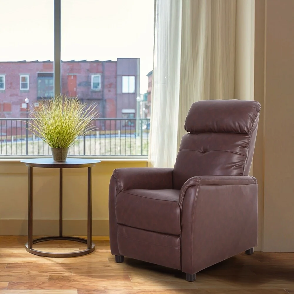 360 Swivel Manual Leather Recliner Chair