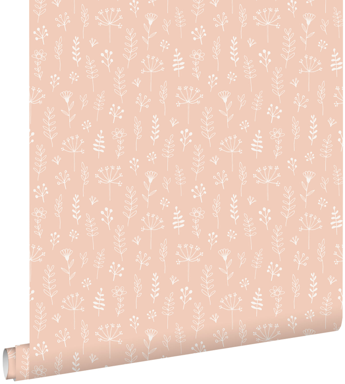 ESTAhome behang bloemmotief zacht roze - 53 cm x 10.05 m - 139752