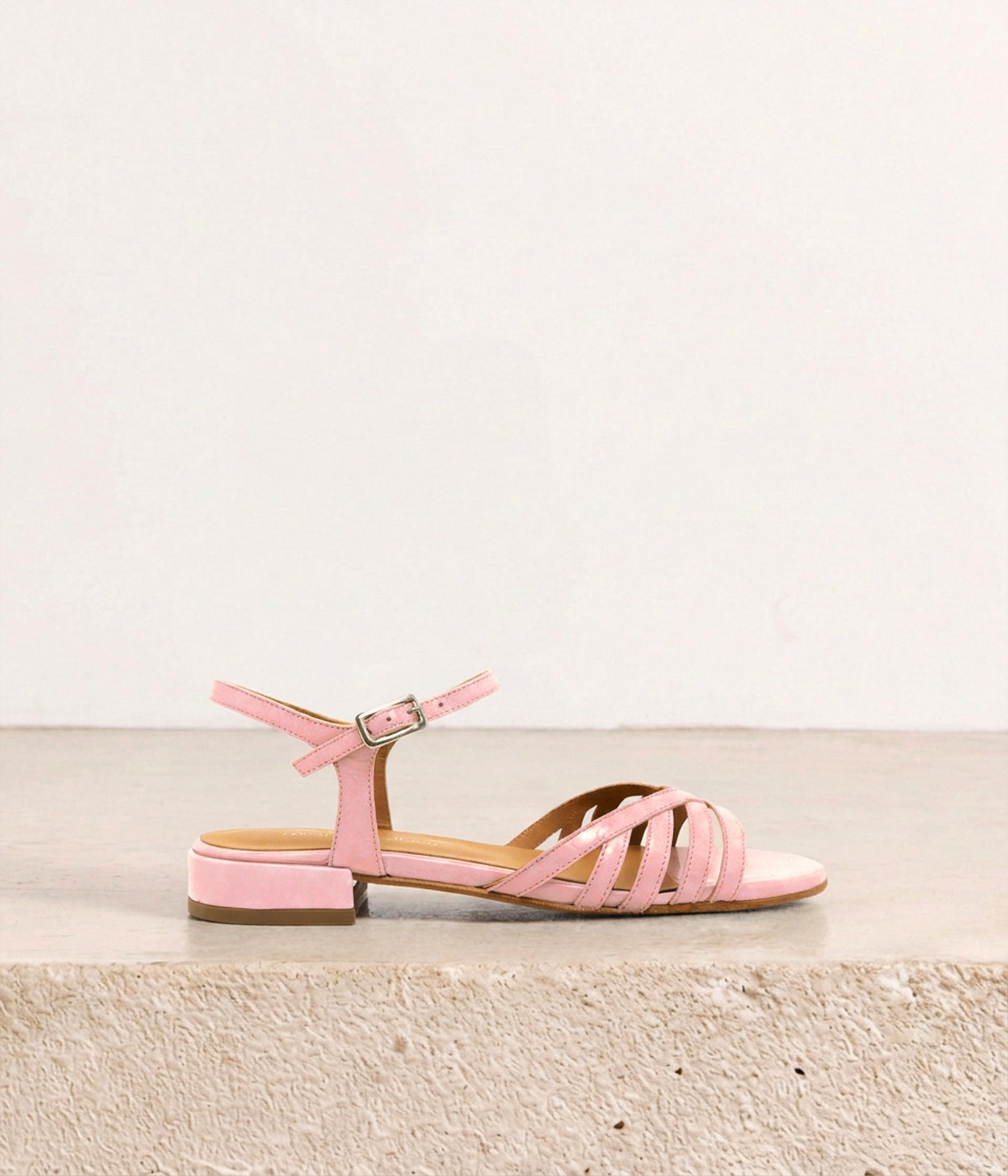 Sandales vernies roses Polly