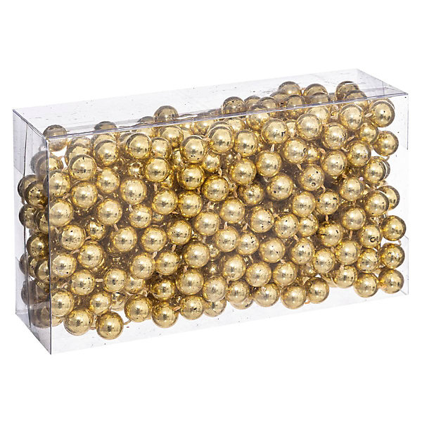 Guirlande de Noël Perle Doré 10 mm x 5 m - Atmosphera