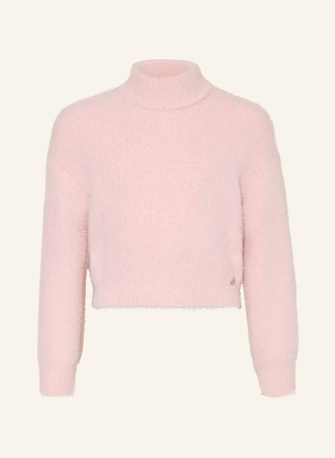GUESS Rollkragenpullover mit Pailletten