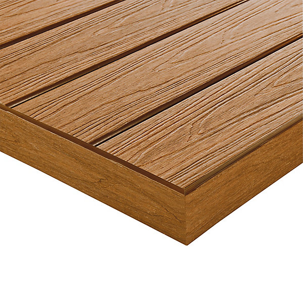 Finition lame de terrasse Good Life marron L.240 cm
