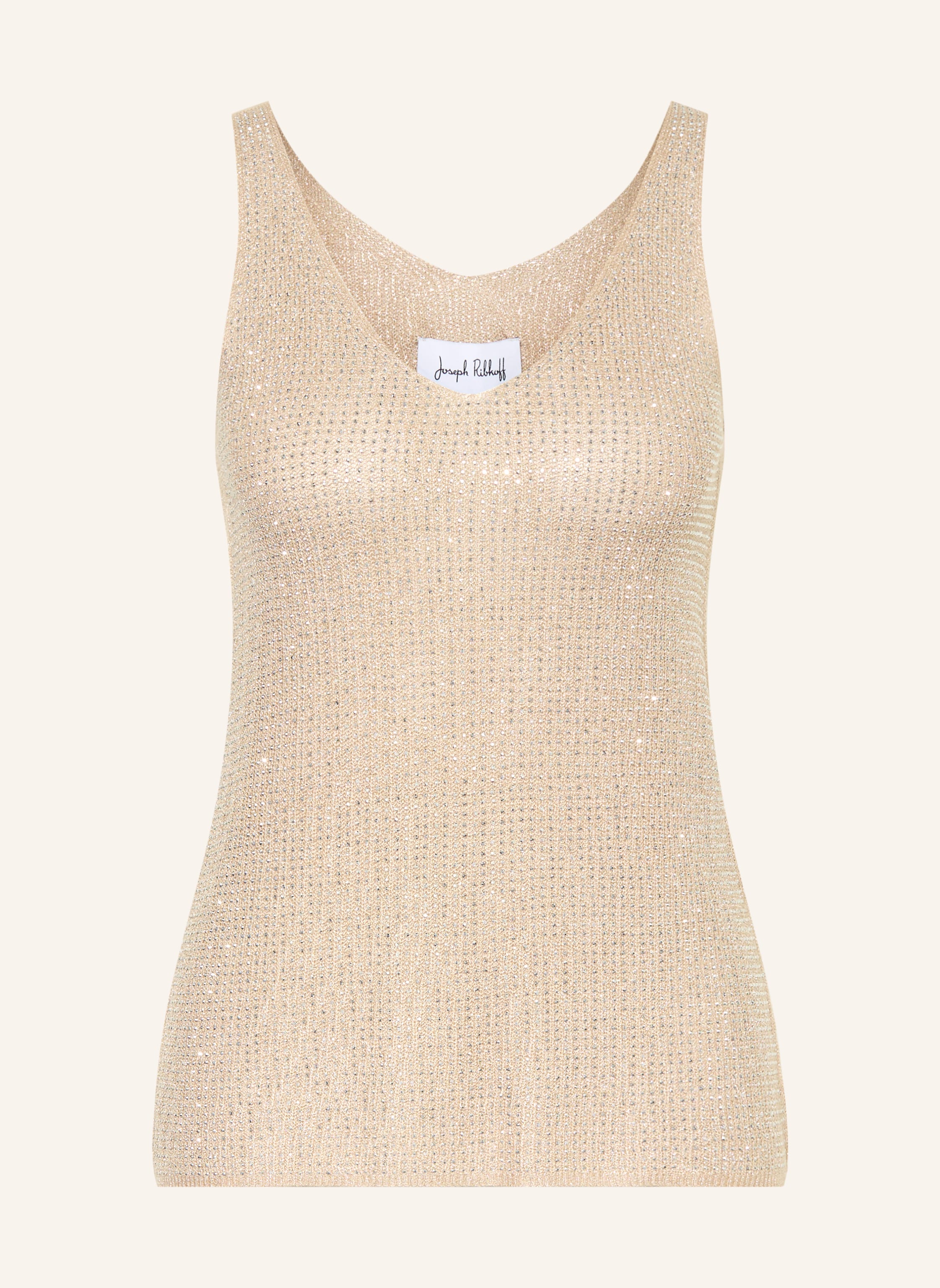 Joseph Ribkoff Stricktop mit Schmucksteinen und Glitzergarn