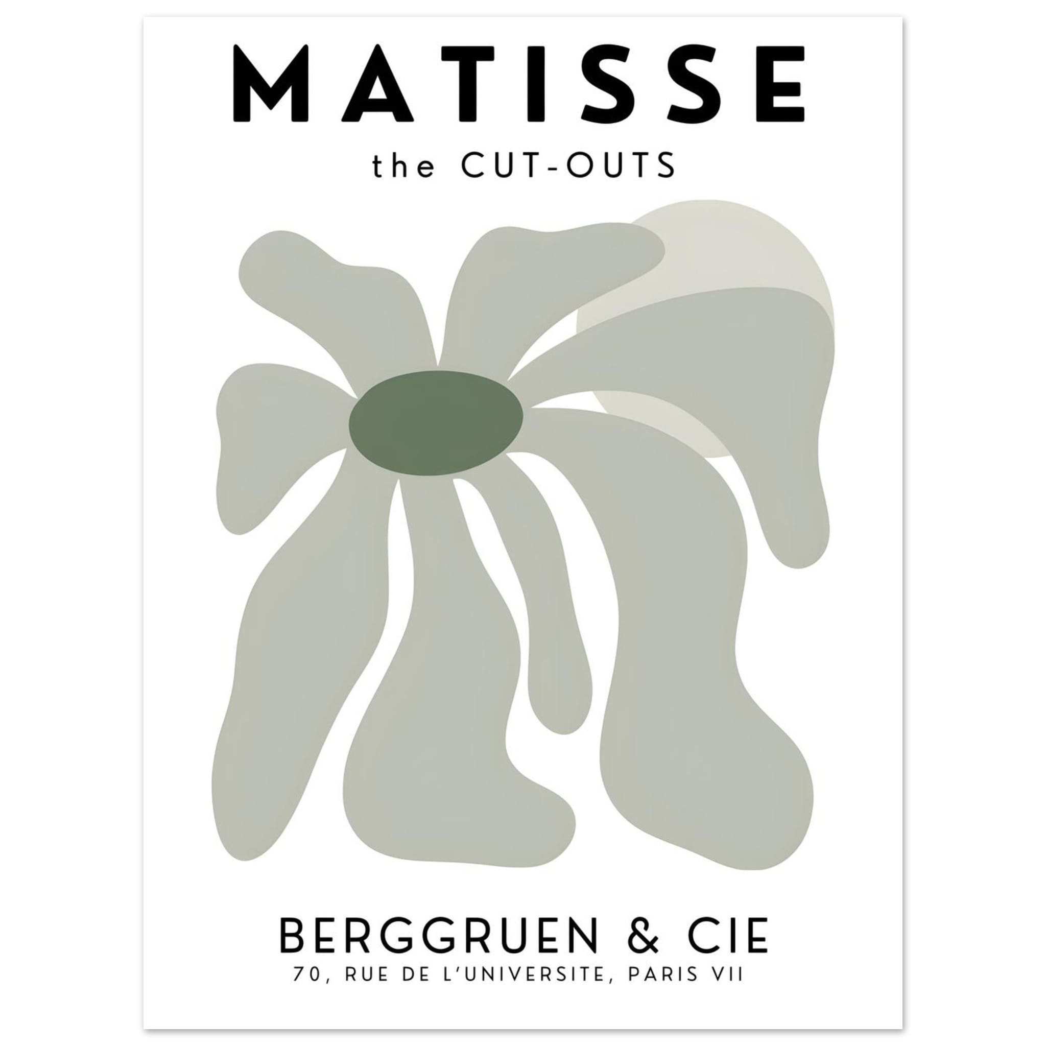 Artfulprints Poster Matisse – Floral dream  - 30x40 cm - Grijs