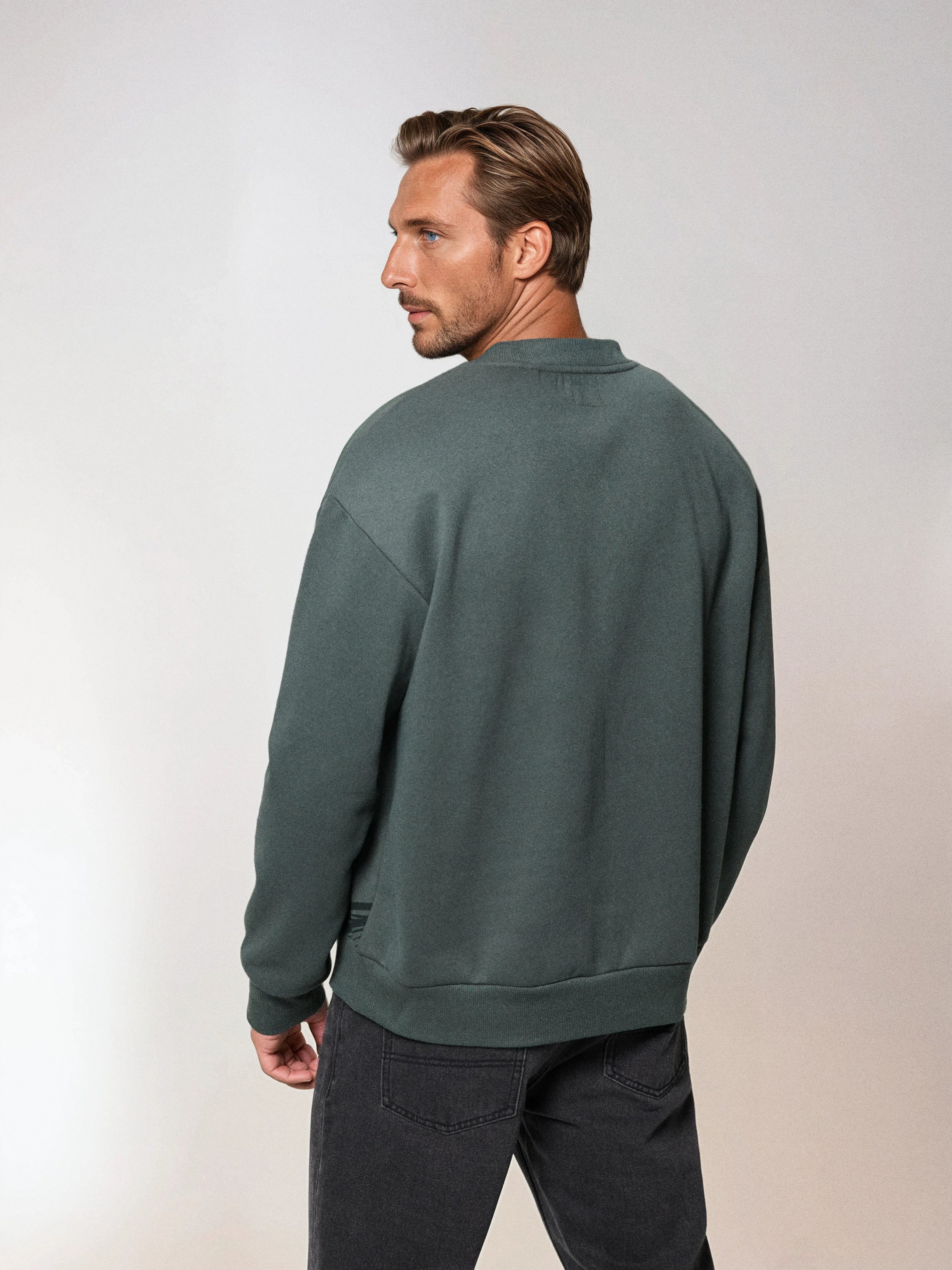 Bluza crewneck z nadrukiem