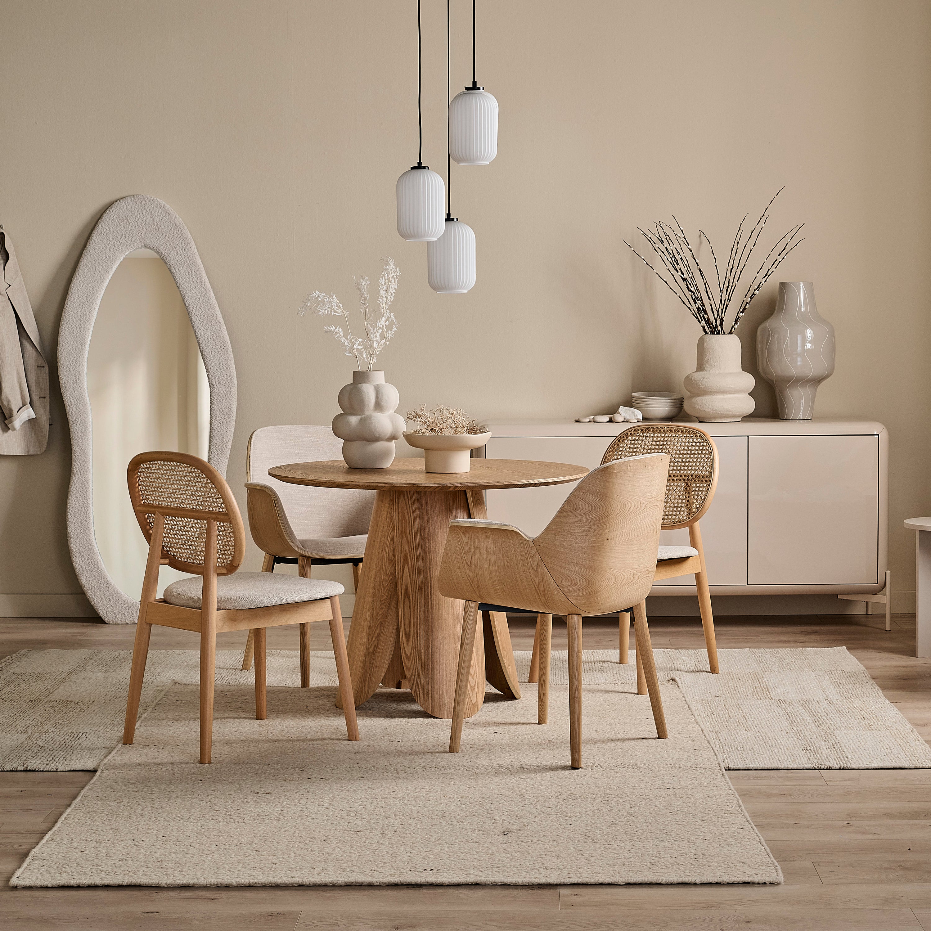 by fonQ Roots Eetkamerstoel - Naturel