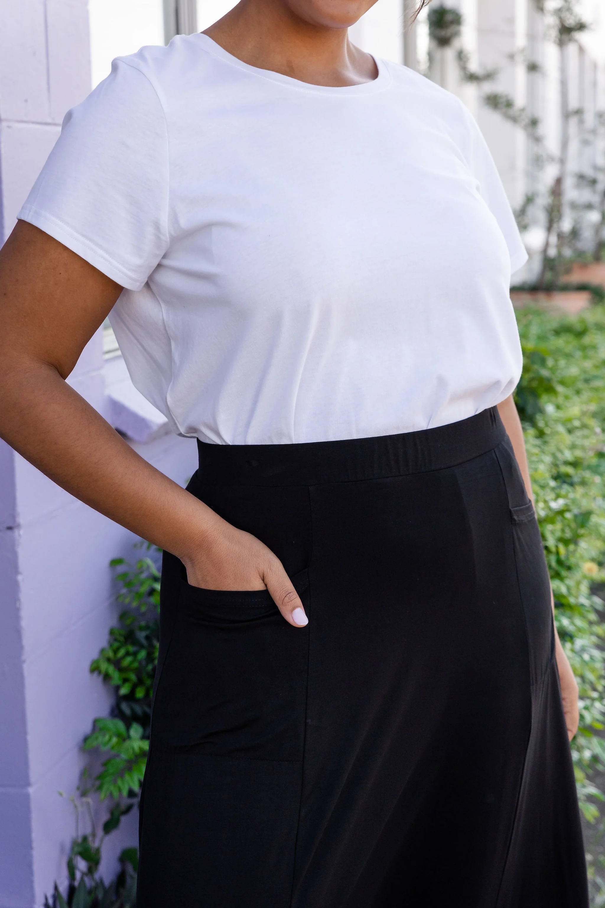 Olivia Maxi Skirt in Black