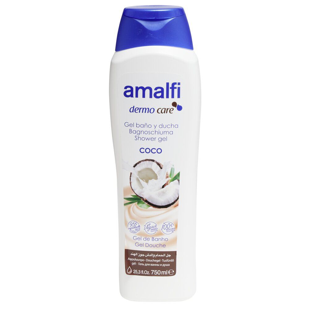 Gel douche noix de coco Amalfi 750ml