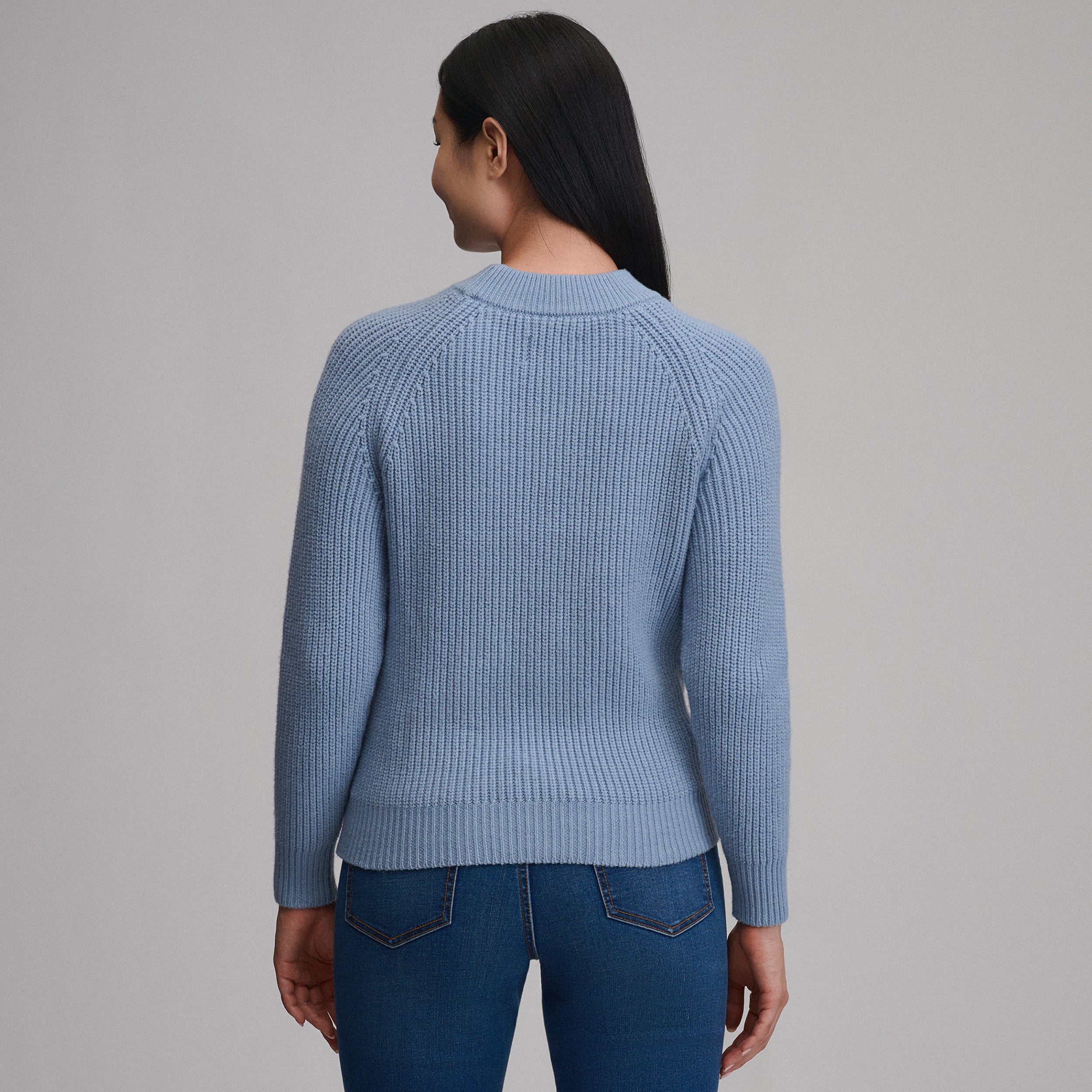 Women's Solid Mock-Neck Sweater
