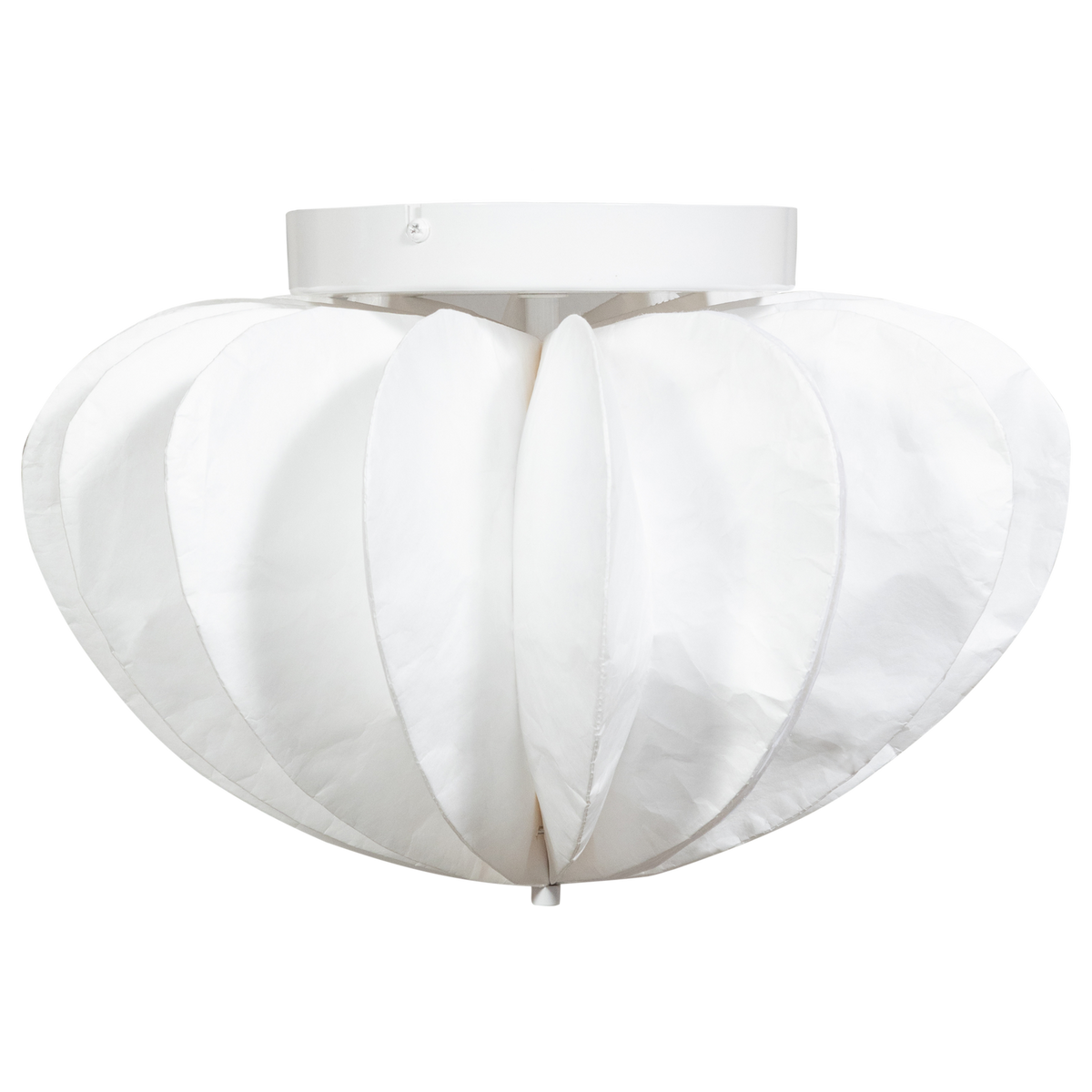 WOOOD plafondlamp Dalia - Papier - Wit - 28xØ40 cm
