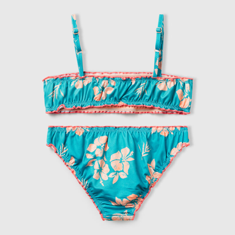 Bikini with floral print