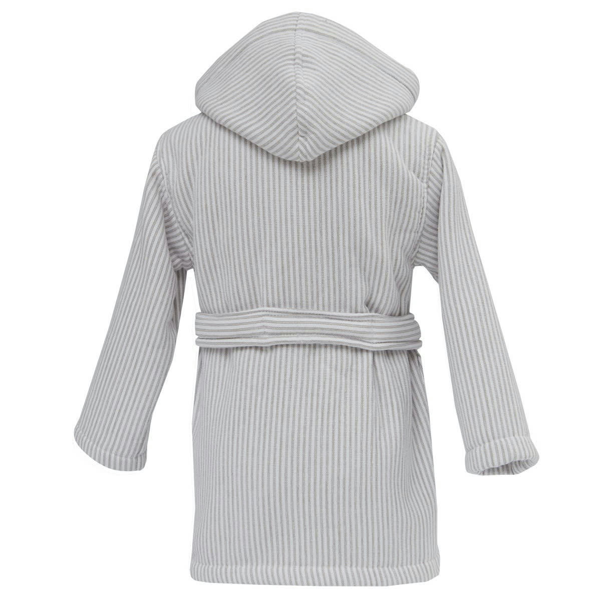 SOHO - Peignoir de bain enfant rayé zéro twist  mastic 04 ans