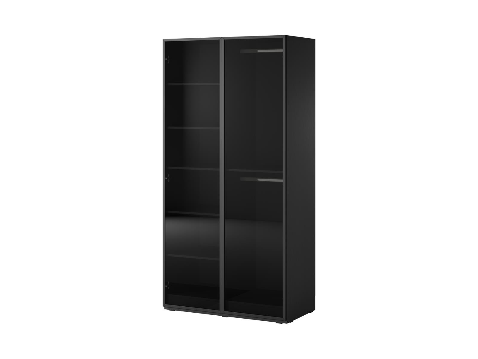 Szafa SANDBOX ANTISOL uchylna 100cm elegancka Czarna