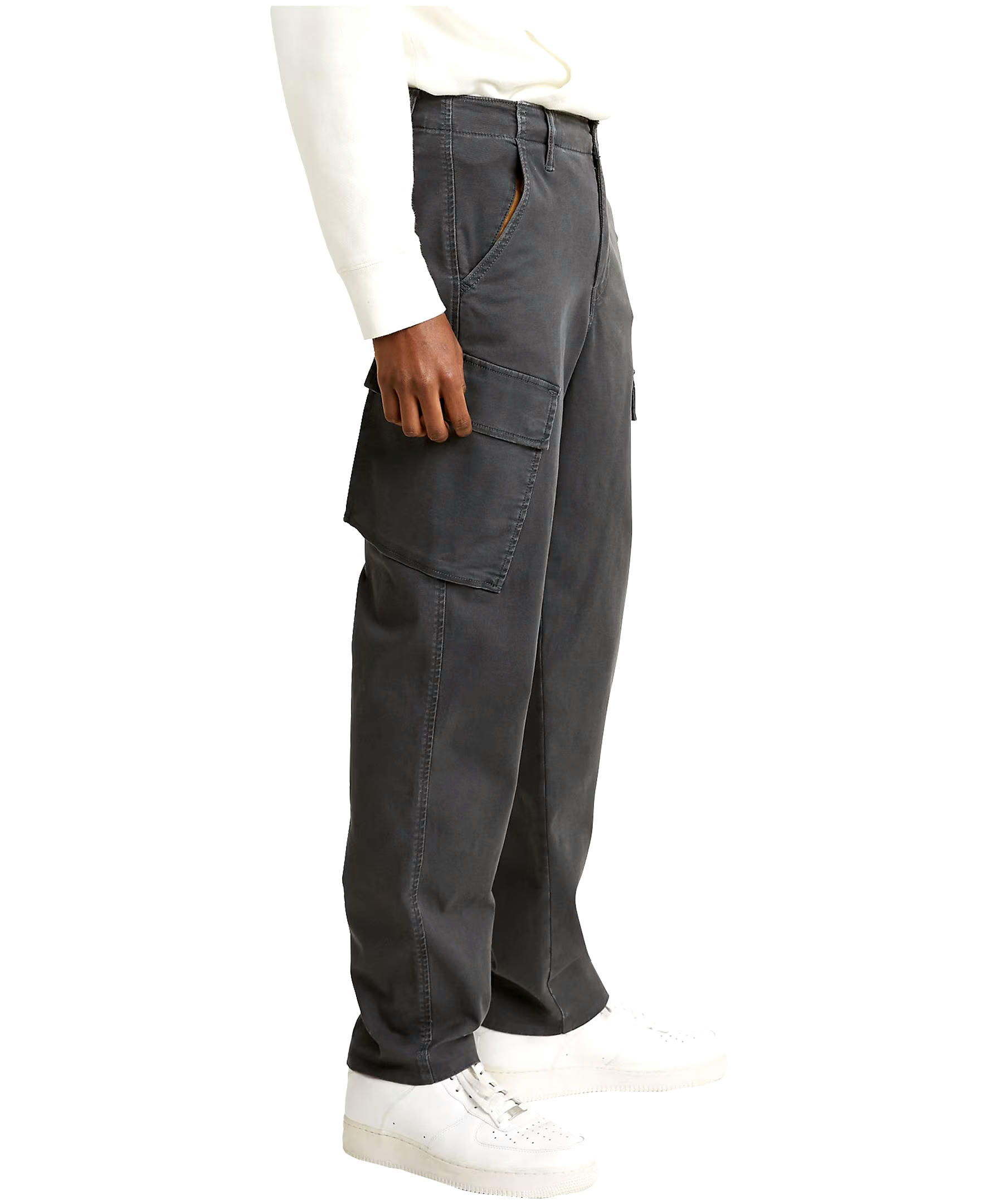 Levi's Men's XX Chino Taper Low Rise Stretch Twill Cargo Pants - Black