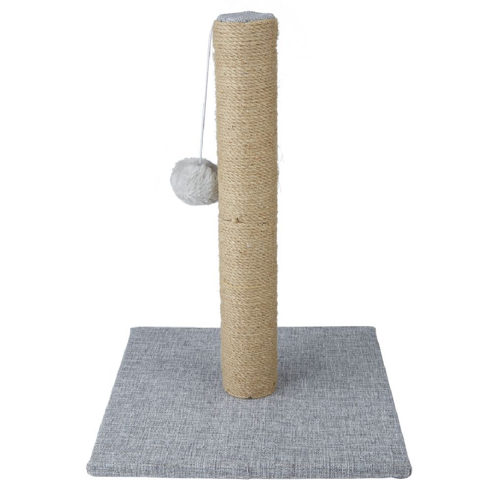 Griffoir pour chat avec pompon suspendu