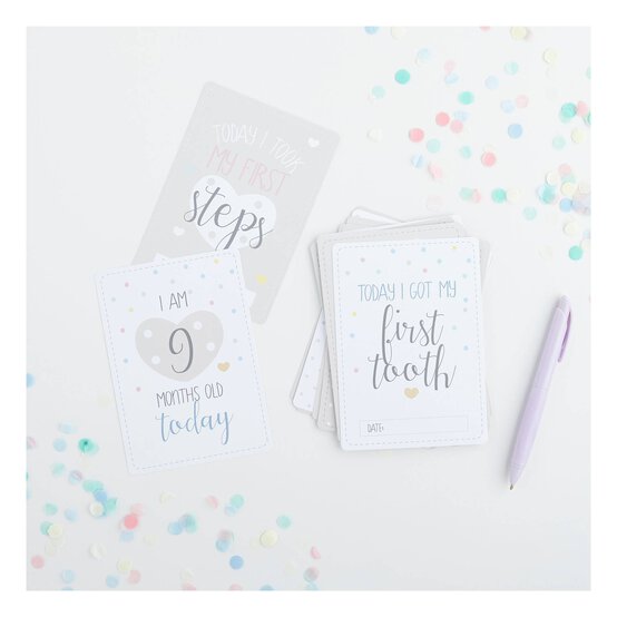 Baby Milestone Cards 20 Pack