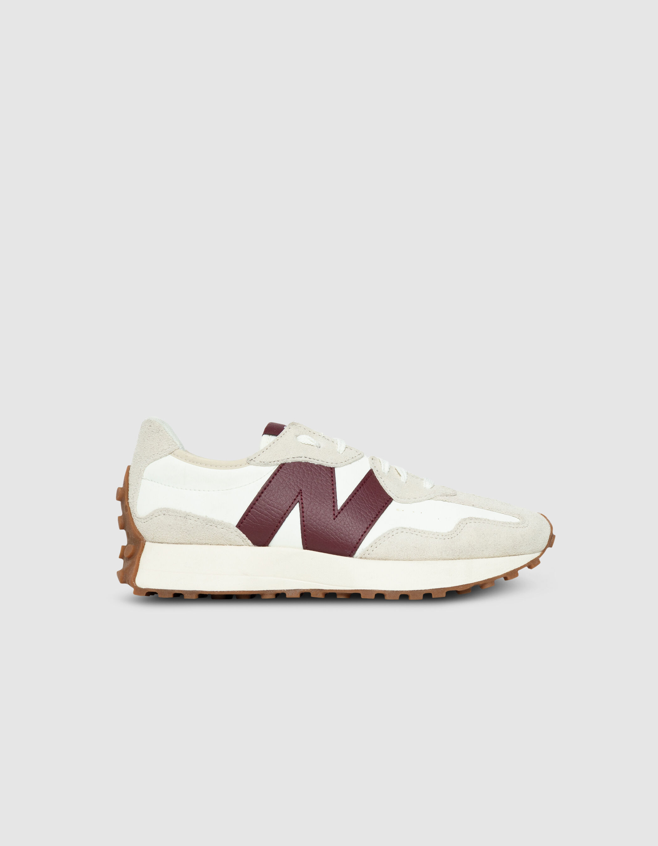 Baskets bordeaux NEW BALANCE 327 Femme