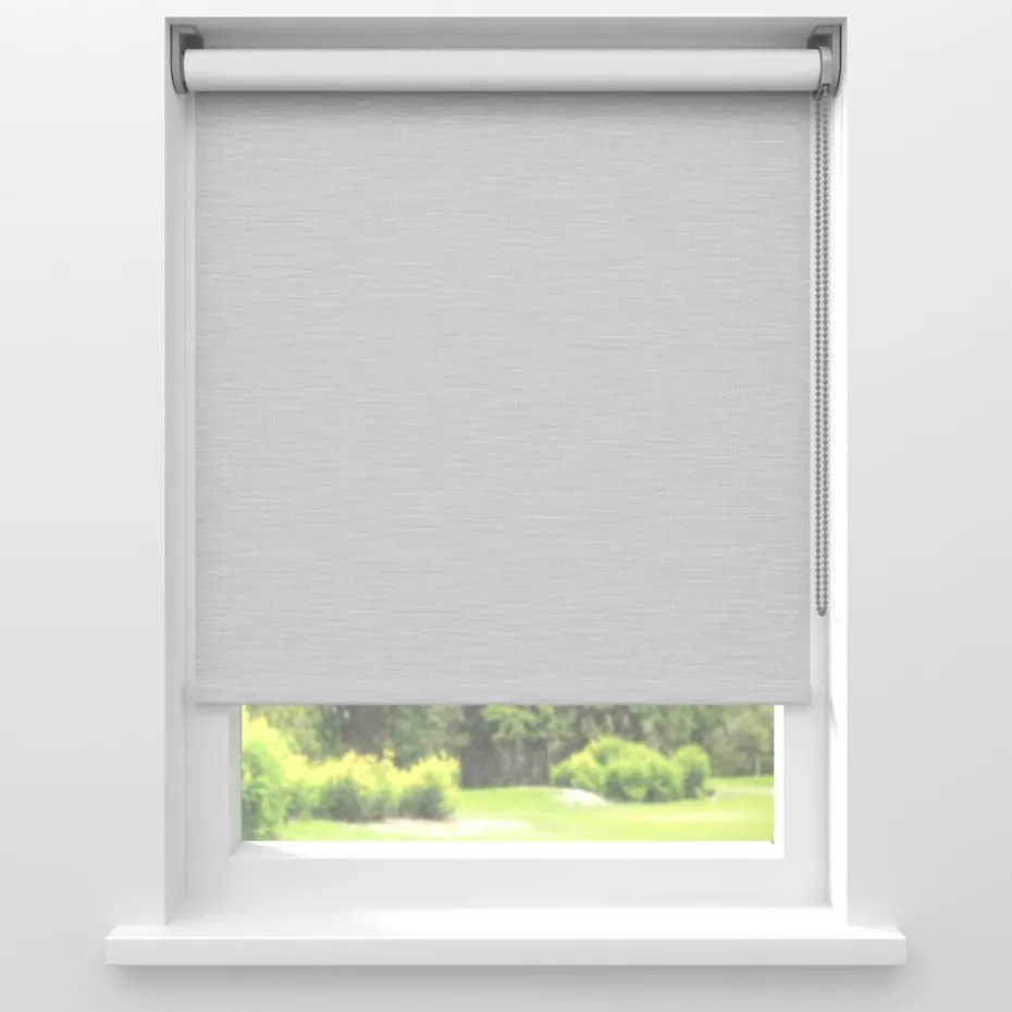 Kwantum Rolgordijnen | Fenstr Rolgordijn Lynn Grijs Verduisterend LichtGrijs