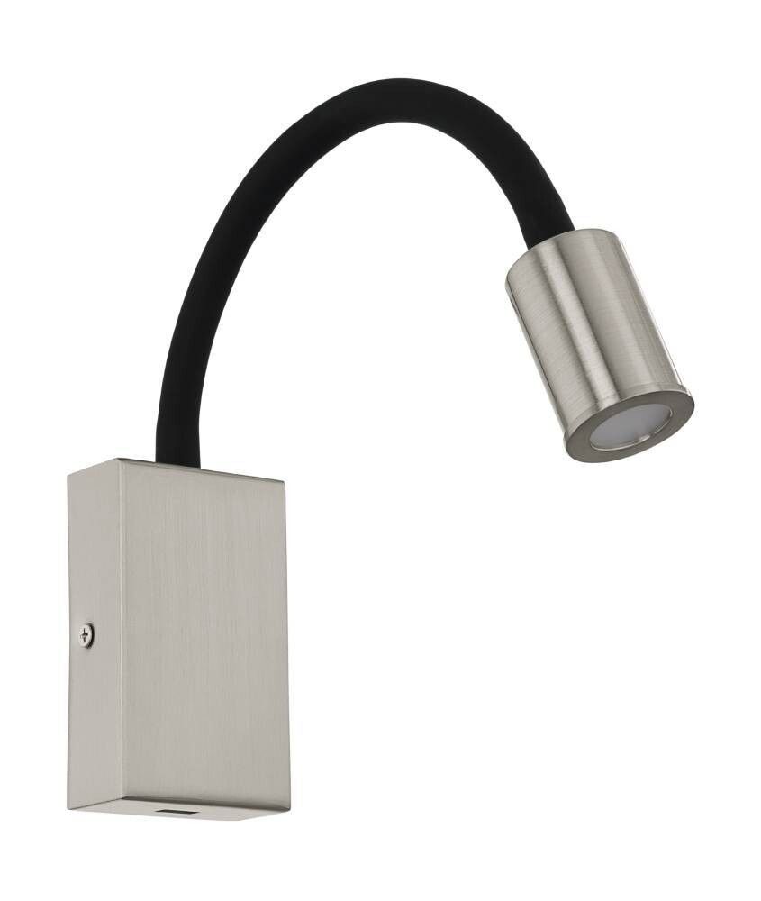 VEGGLAMPE EGLO TAZZOLI INTEGRERT LED 3 MATT KROM/SORT
