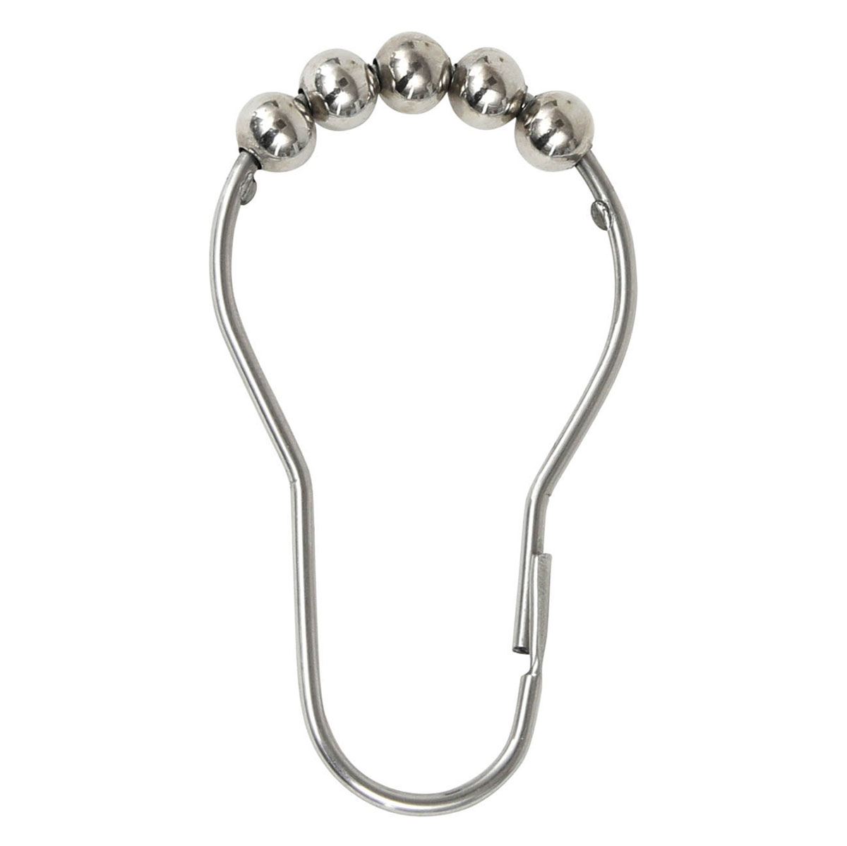 Conjunto de 12 argolas para duche em aço inoxidável