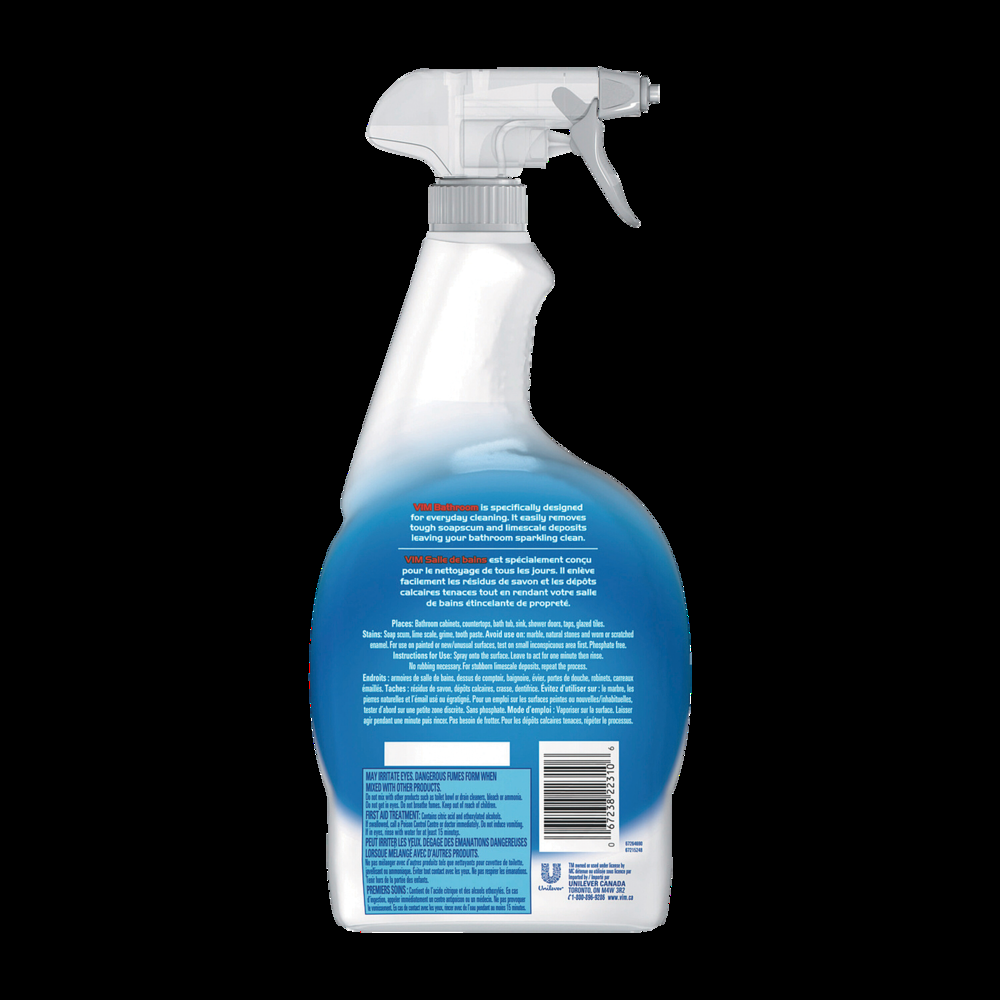 Vim Bathroom Cleaner Spray, 950-mL