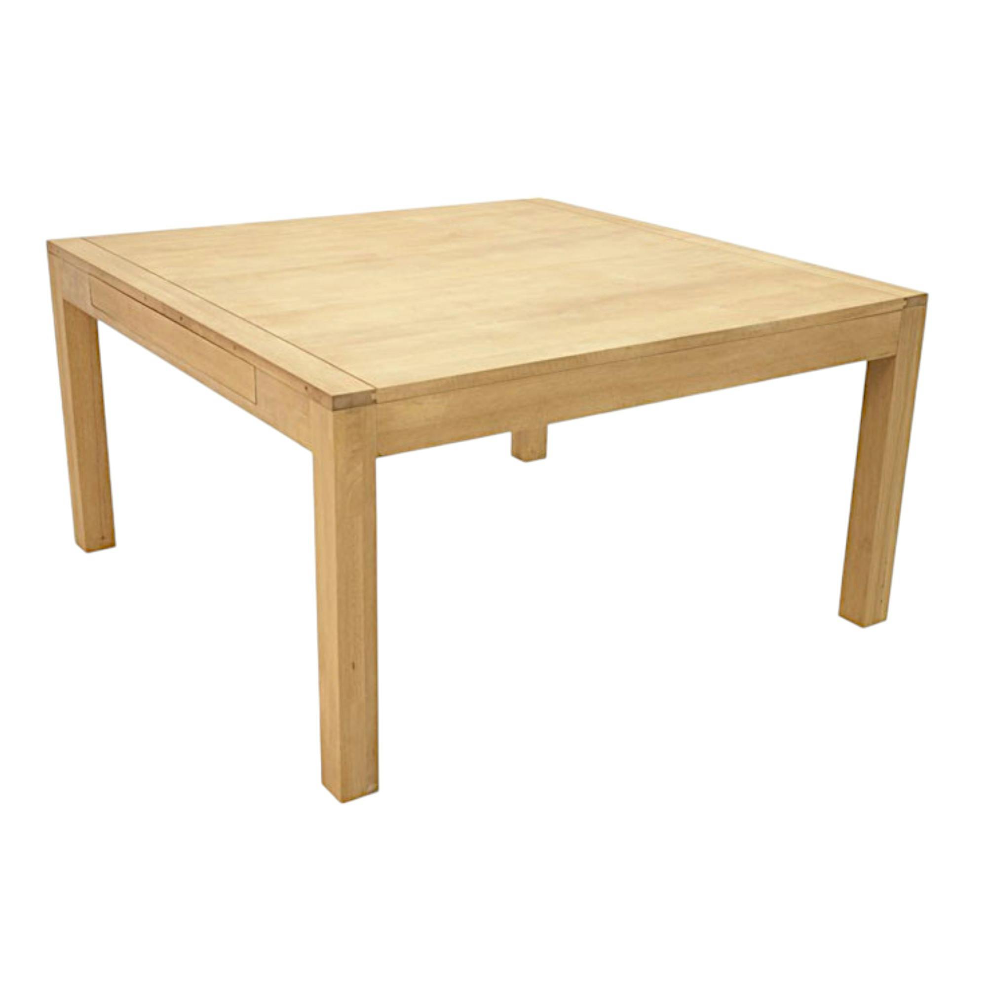 Table repas carrée extensible hévéa 140/240cm OLGA