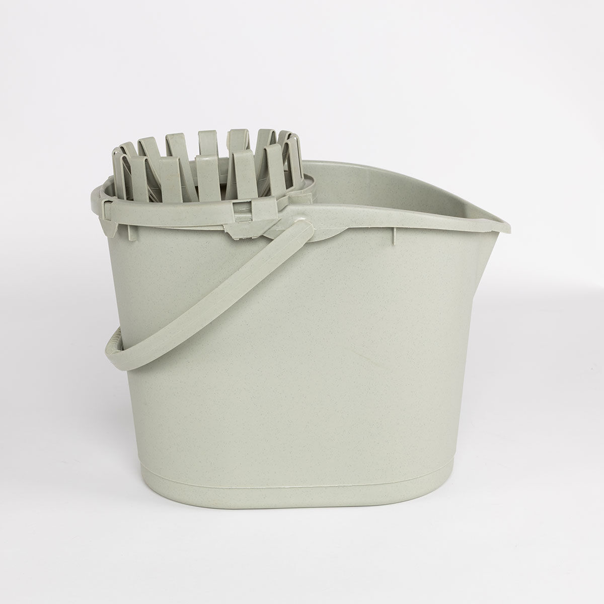 Balde verde com espremedor 16L