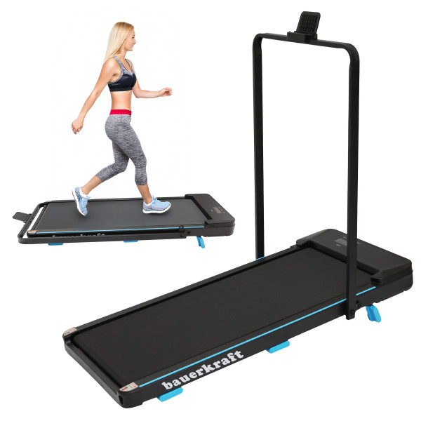 Bieżnia elektryczna domowa Bauerkraft składana wyświetlacz cardio