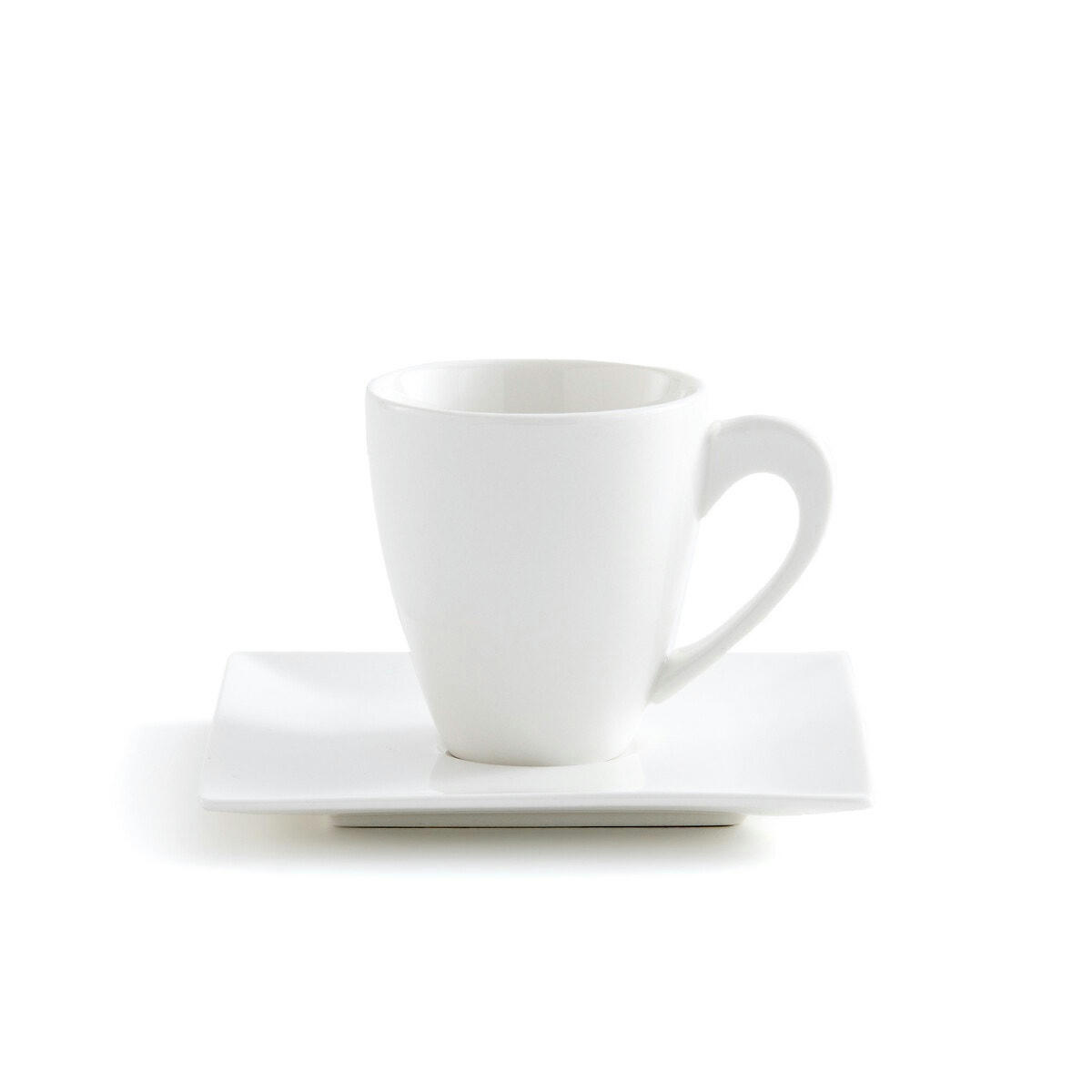Lot de 4 tasses et 4 sous-tasses, Hivane