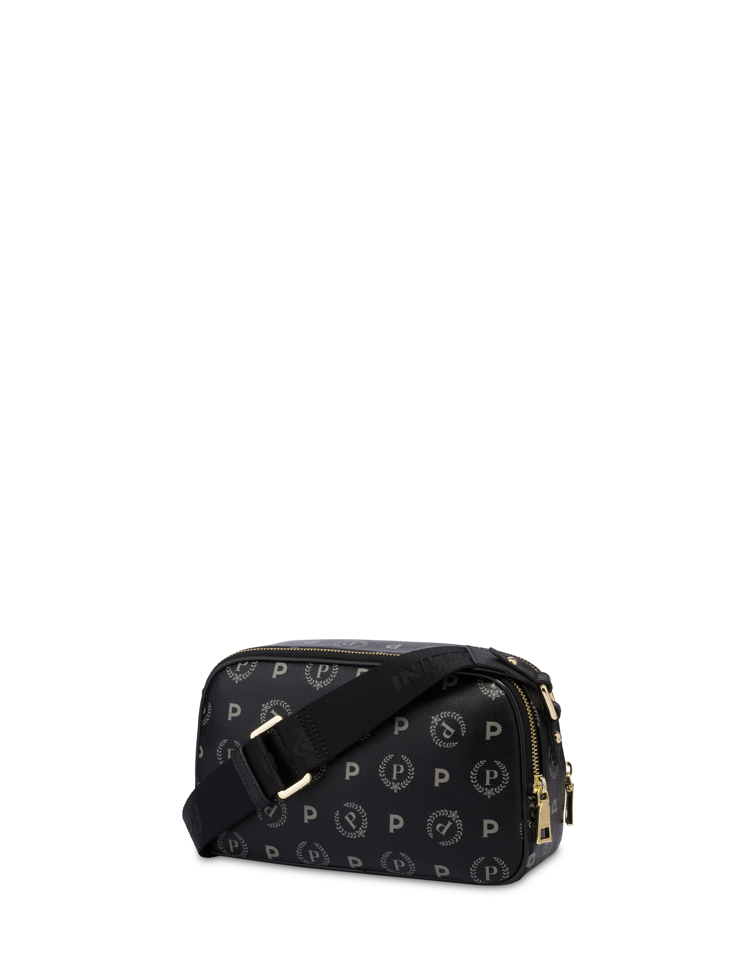 Camera Bag In Heritage Logo Nero/nero