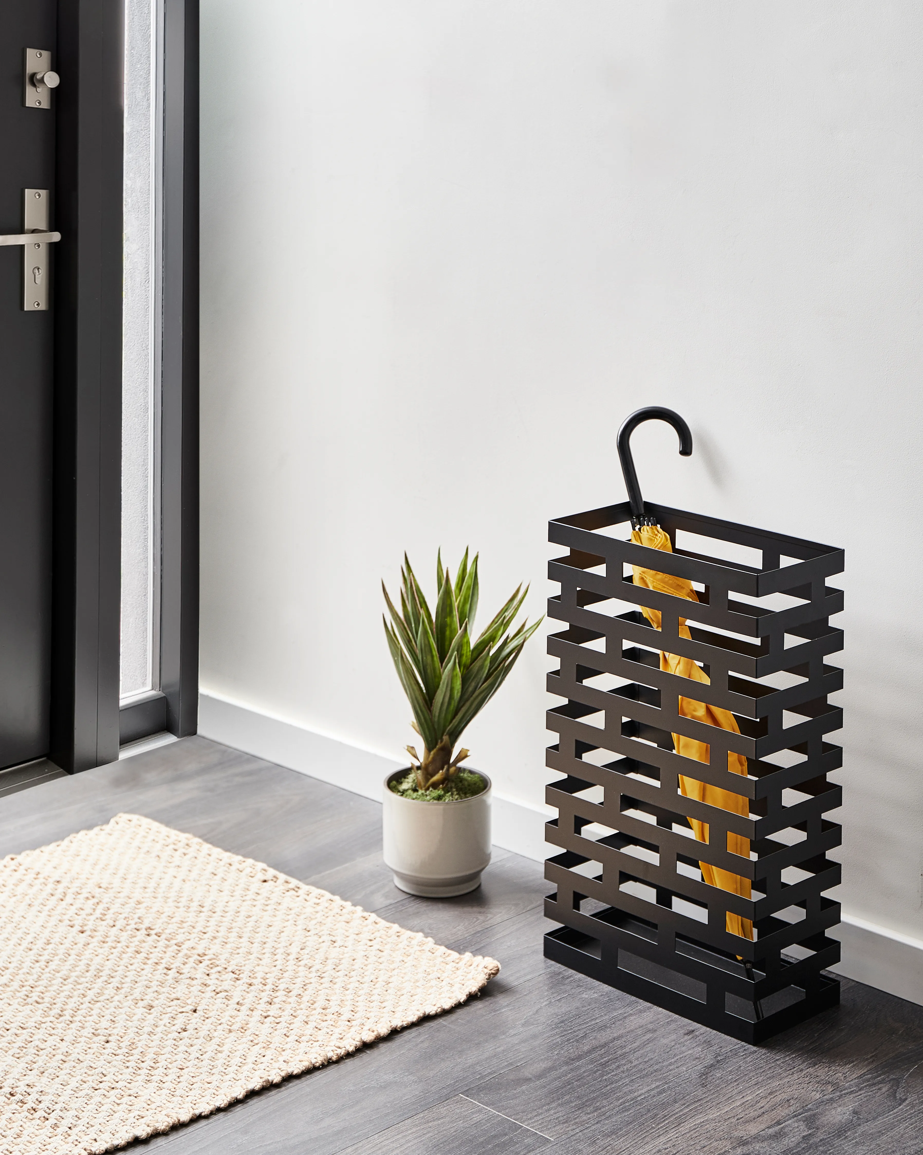 Umbrella Stand KAMSAR Metal Black
