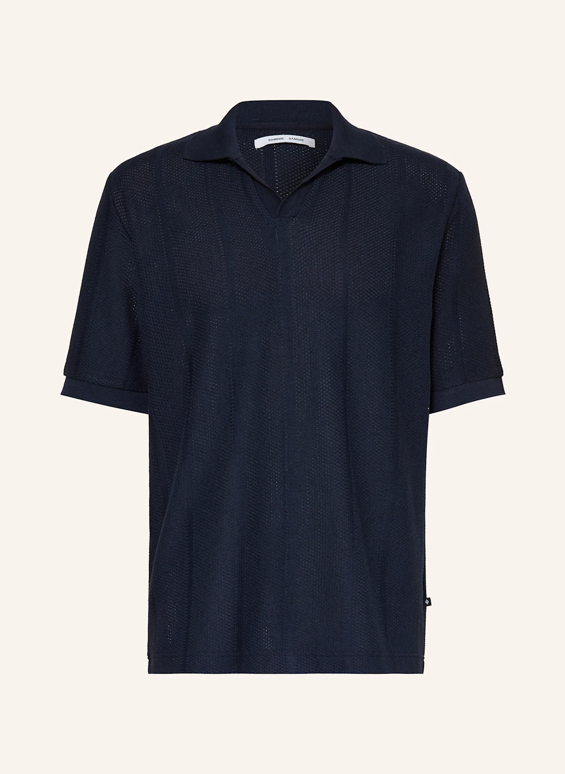 SAMSØE  SAMSØE Strick-Poloshirt SATRAVIS