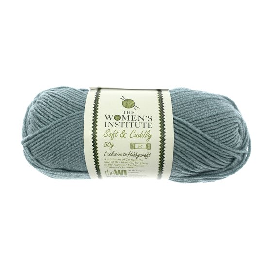 Women's Institute Sea Blue Soft and Cuddly DK Yarn 50g
