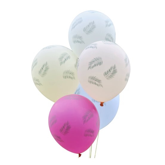 Ginger Ray Palm Leaf Balloons 5 Pack